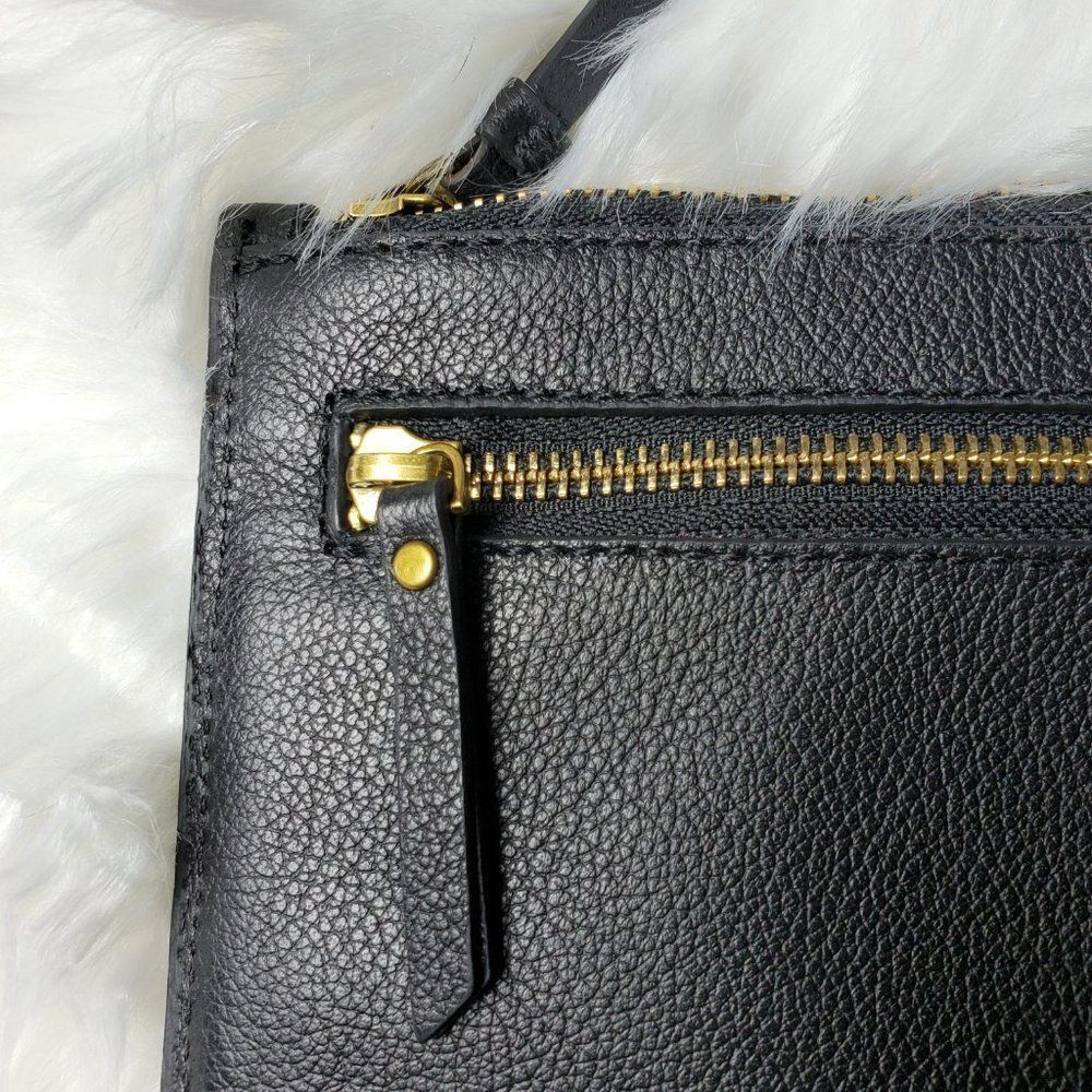 Etienne Aigner Black Leather Clutch and Card Holder NWOT - Picture 8 of 13
